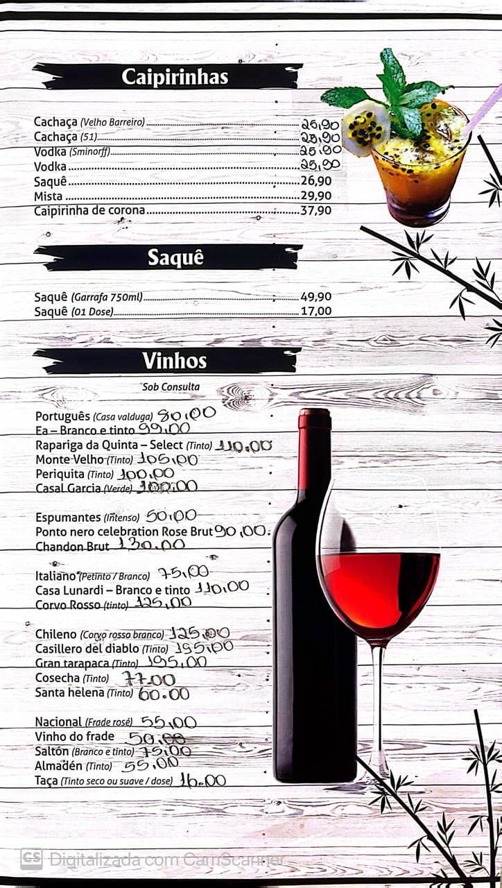 Cardápio Sushi Itaquera 23122024