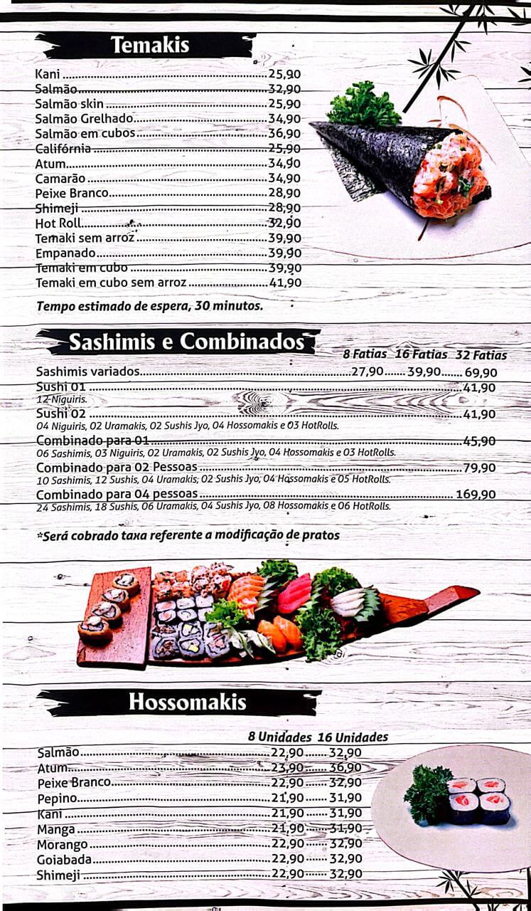 Cardápio Sushi Itaquera 23122024