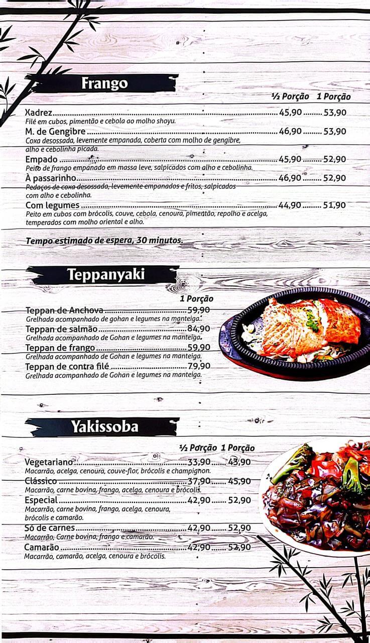 Cardápio Sushi Itaquera 23122024