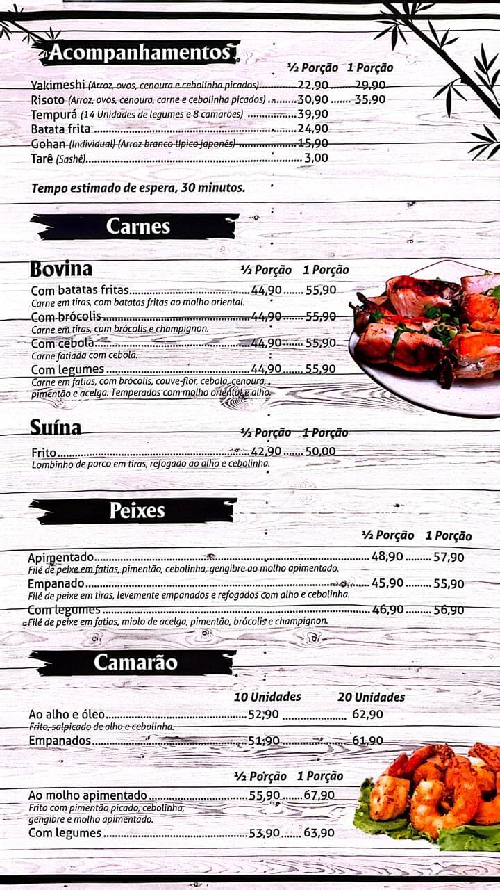 Cardápio Sushi Itaquera 23122024
